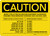 Caution: Boom-Type Lifting or Hoisting Equipment Clearances Landscape