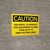 Caution: Utility Line - Before Digging Call Collect or Notify Landscape