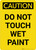 Caution: Do Not Touch Wet Paint Portrait