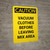Caution: Vacuum Clothes Before Leaving Mix Area Portrait