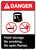 Danger: Paint Storage - No Smoking/No Open Flames ANSI Portrait