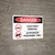 Danger: Lead Paint Removal - Authorized Personnel Only with Icons Landscape