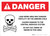 Danger: Lead Work Area May Damage Fertility or Cause Nerve Damage Landscape
