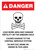 Danger: Lead Work Area May Damage Fertility or Cause Nerve Damage Portrait