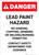 Danger: Lead Paint Hazard - Contact Safety Department for Guidance Portrait
