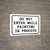 Do Not Enter While Painting In Process Landscape