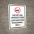Painting Operations - Authorized Personnel Only with No Smoking Icon Portrait