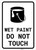 Wet Paint - Do Not Touch with Icon Portrait