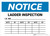 Notice: Ladder Inspection Chart Landscape