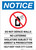 Notice: Do Not Deface Walls - No Loitering Portrait