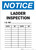 Notice: Ladder Inspection Chart Portrait