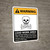 Warning: Lead Work Area May Damage Fertility and Nervous System ANSI Portrait