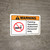 Warning: Painting Operations - Authorized Personnel Only ANSI Landscape