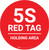5S Red Tag - Holding Area - Floor Sign
