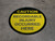 Caution: Recordable Injury Occurred Here - Floor Sign