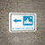 Alternative Medicine Left Arrow with Icon Landscape - Wall Sign