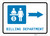 Billing Department Right Arrow with Icon Landscape - Wall Sign