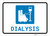 Dialysis with Icon Landscape - Wall Sign