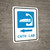 Cath Lab Left Arrow with Icon Portrait - Wall Sign