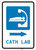 Cath Lab Right Arrow with Icon Portrait - Wall Sign