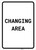 Changing Area Portrait - Wall Sign