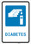 Diabetes with Icon Portrait - Wall Sign