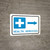 Health Services Right Arrow with Icon Landscape - Wall Sign