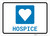 Hospice with Icon Landscape - Wall Sign