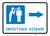 Infectious Disease Right Arrow with Icon Landscape - Wall Sign
