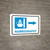 Mammography Right Arrow with Icon Landscape - Wall Sign