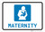 Maternity with Icon Landscape - Wall Sign