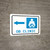 OB Clinic Left Arrow with Icon Landscape - Wall Sign
