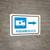 Paramedics Right Arrow with Icon Landscape - Wall Sign