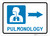 Pulmonology Right Arrow with Icon Landscape - Wall Sign