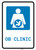 OB Clinic with Icon Portrait - Wall Sign