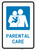 Parental Care with Icon Portrait - Wall Sign
