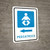 Pediatrics Left Arrow with Icon Portrait - Wall Sign