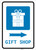 Gift Shop Right Arrow with Icon Portrait - Wall Sign