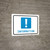 Information with Exclamation Mark Landscape - Wall Sign