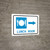 Lunch Room Right Arrow with Icon Landscape - Wall Sign