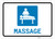 Massage with Icon Landscape - Wall Sign