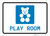 Play Room with Icon Landscape - Wall Sign