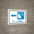 TV Lounge Left Arrow with Icon Landscape - Wall Sign