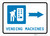 Vending Machines Right Arrow with Icon Landscape - Wall Sign