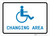 ADA Accessible Changing Area with Icon Landscape v2 - Wall Sign