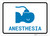 Anesthesia with Icon Landscape v2 - Wall Sign