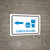 Concessions Left Arrow with Icon Landscape v2 - Wall Sign