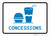 Concessions with Icon Landscape v2 - Wall Sign