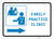 Family Practice Clinic Right Arrow with Icon Landscape v2 - Wall Sign