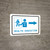 Health Education Right Arrow with Icon Landscape v2 - Wall Sign